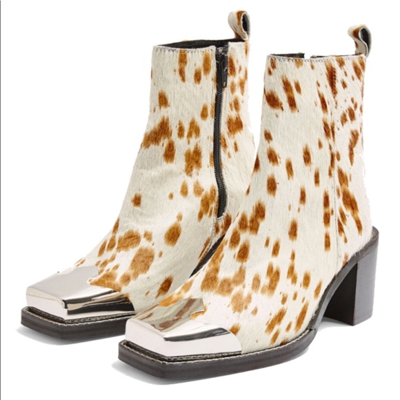 Topshop Shoes - MARSHAL Western Leather Boots